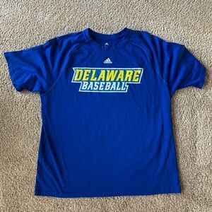 Adidas Blue Delaware Baseball T-Shirt